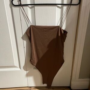 Elegant Brown Women's Bodysuit